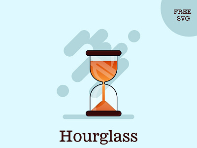 Hourglass blue bottle chemistry flask game gradient health hourglass icon illustration