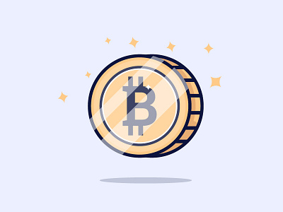 Bit Coin Illustration bitcoin coin cryptocurrency currency fly gif icon illustration money wallet