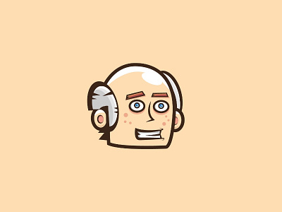 Face Illustration icon face faces hair icon illustration man old people ui white