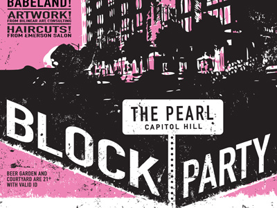 The Pearl Block Party event poster