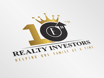 REALTY INVESTORS graphic design logo design