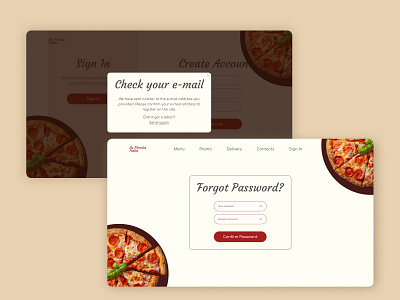 Password recovery page design forms password recovery page ui ux