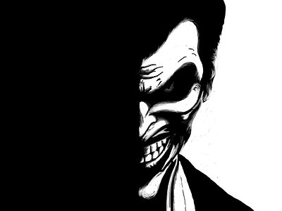 Joker Dribbble dceu hand drawn joker sketch