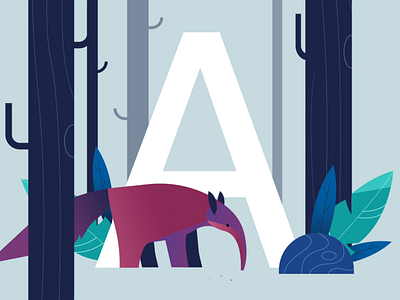 Ate them all 36daysoftype a animal character color flat illustration motiondesign vector