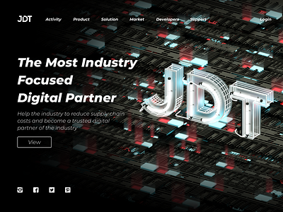 JDT C4D Banner 1 Visual Design