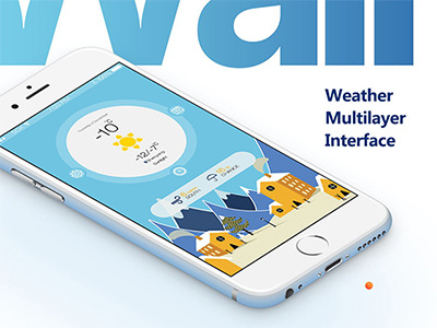 MeetWeather App UI Design china ui，illustration，app