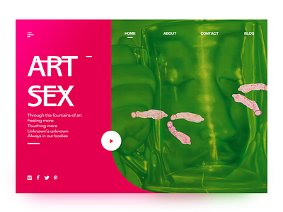 Fountain Of Art art colors design illustration interface sex ue ui web