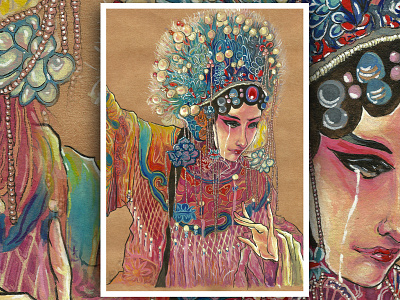 Decorative Painting Of Peking Opera