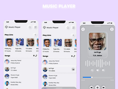 MUSIC PLAYER dailyui day9 music player