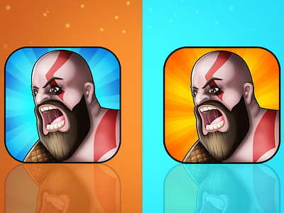 Kratos - Game Icon design game graphic design icon illustration logo
