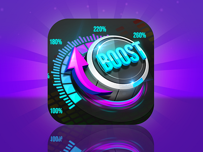 Sound booster app icon app icon mobile sound booster