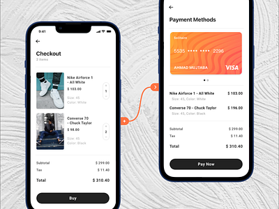 Credit Card Checkout Form Design | Mobile App