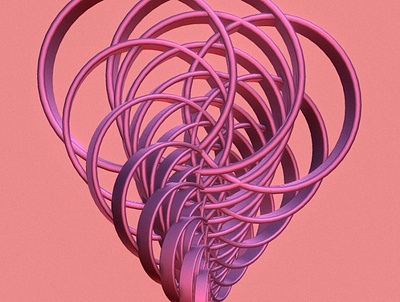 Stylized Heart (Model for 3D printer) 3d 3d art 3dprinting blender concept design illustration render
