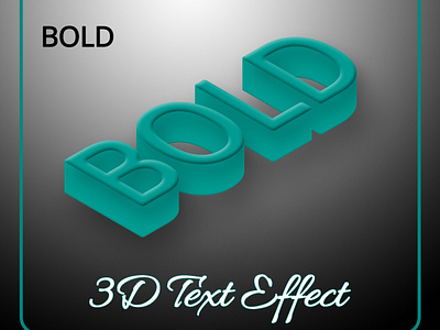 3D text Effect 3d animation branding graphic design logo motion graphics ui