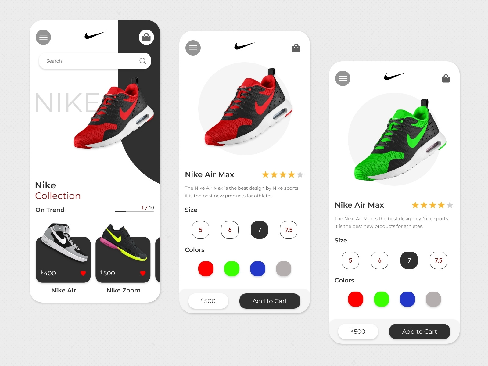 Shoes App (UI UX) Design by Lavesh Kumar on Dribbble