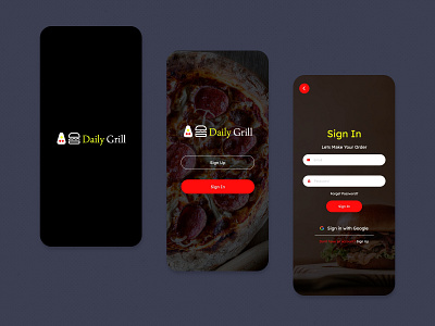 Fast Food App (UI - UX) Design app design application ui ui design ux