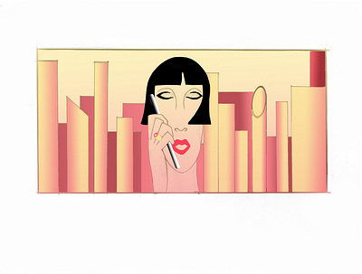 City Girl branding graphic design illustration logo