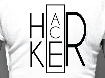 Hacker T shirt ace design hacker t shirt tech typography