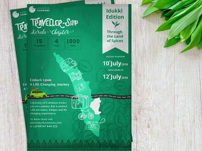 Travel Flyer brochure design flyer illustration india poster typography