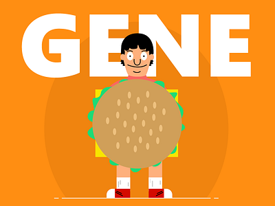 burger- 30 min challenge 30 minute challenge belcher bobs burgers burger gene gene belcher illustration yum