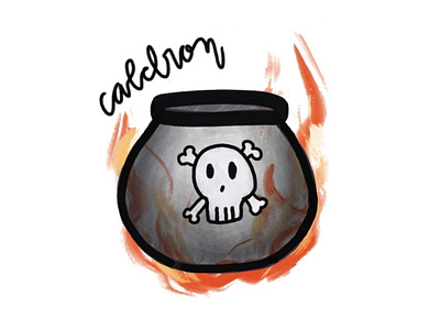 inktober day1 : caldron