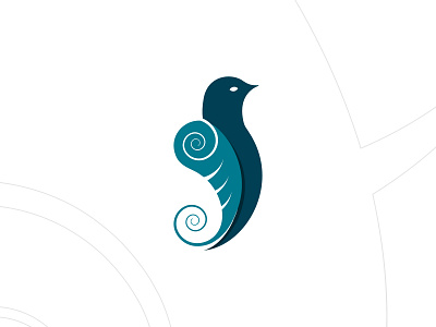 Wilson Media animal bird design illustration logo media mhmdart minimalist studio vector wilson