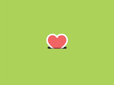 Donate Love heart icon logo vector