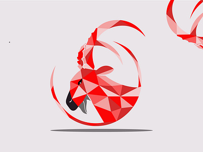 geometric 3d polygonal logo