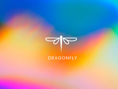 Dragonfly logo branding business flyer design dribble designs graphic design logo