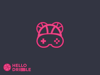 Dribbble Player From Now debut first shot gamepad hello dribbble player