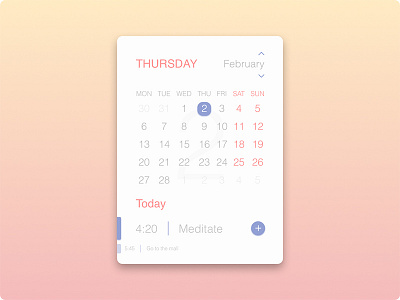 Calendar UI calendar sketch ui