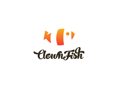 clownfish / unused logo clownfish fish logo