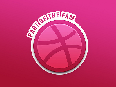 Dribbble For Life! dribbble playoff sticker