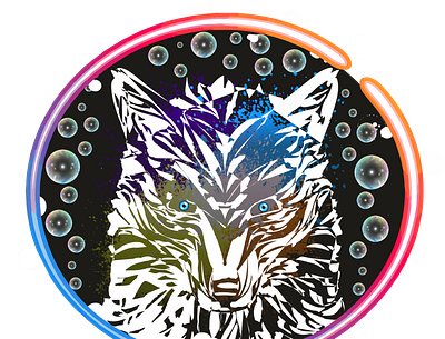 LOBOGLOBO circulo colores creacion diseño globo icono imaginacion inspiracion lobo logo marca