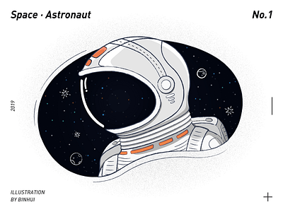 space · astronaut astronaut illustration space star