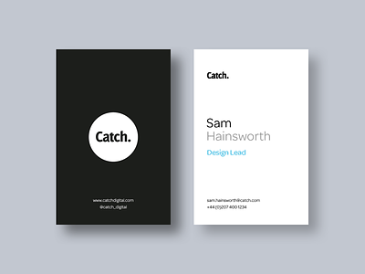 Catch Business Cards business card catch digital print type