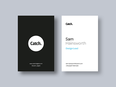 Catch Business Cards business card catch digital print type