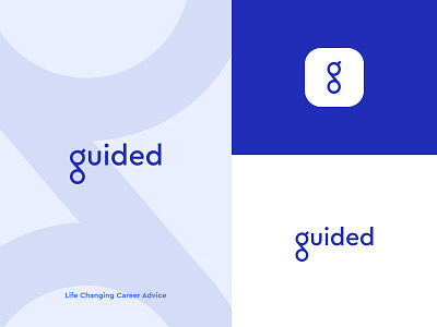 Guided Branding brand branding design logo typography ui web design