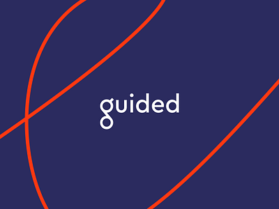 Guided [WIP] brand branding design logo typography website