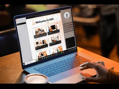 ODC Courses Desktop Application app design graphic design illustration typography ui ux