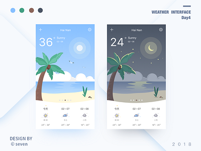 Weather interface design interface ui