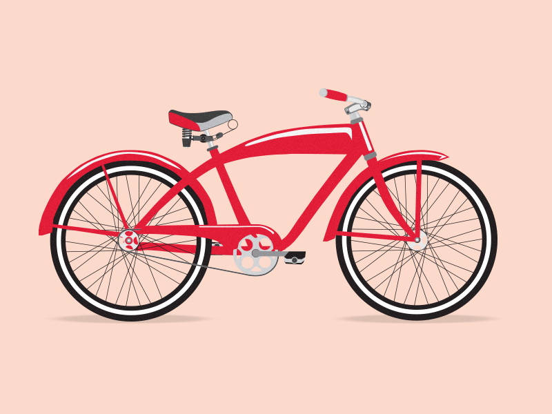 giant red bike