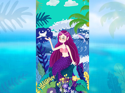 mermaid android icon logo 插图 设计
