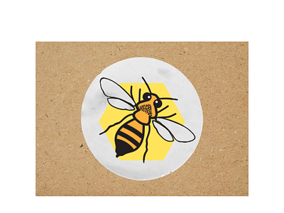 Bee Illustration design illustration logo