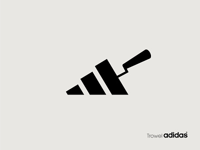 Adidas Trowel adidas adidaslogo artview brandlogo designlogo interpretations logo trowel