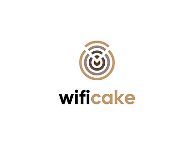 Wi-Fi Cake art cake design designart logo logo interpretations logoconcept logodesign logodesigns lovely sweet