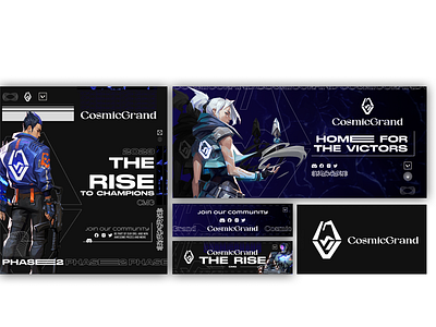 Esports Org Graphics - CosmicGrand Esports