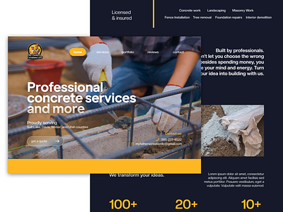 Construction Company - Web Design