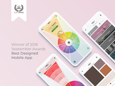 Scib Paint mobile app - Asian Paints app asian paints color mobile app sketch trivia ux wheel