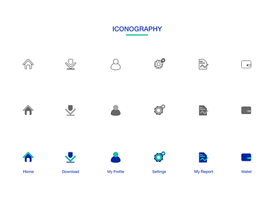 Iconography For Event App